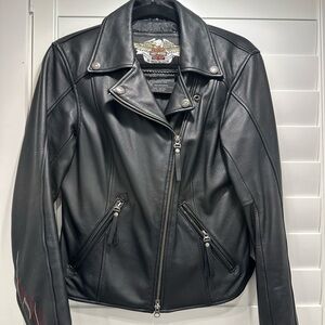 Unique Harley-Davidson Women's Black Leather Jacket